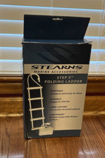 Stearns Outdoors Step 5 Folding Ladder 350lbs Portable Long Lasting Convenient picture