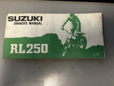 1974 Suzuki RL250 Exacta Trials OEM Owner's Manual 99011-38600 #1 WM12A picture