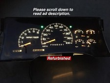 1995-1999  Chevy Tahoe , Suburban ,Yukon Speedometer cluster .REFURBISHED MOTORS picture
