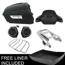 King Trunk Pad Rack Speakers Fit For Harley Street Glide 2009-2013 picture