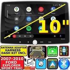 07-10 EXPLORER SPORT TRAC BLUETOOTH APPLE CARPLAY ANDROID AUTO CAR RADIO STEREO picture