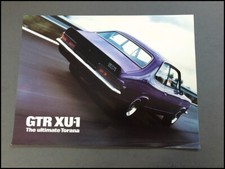 1971 Holden Torana GTR XU-1 Vintage 1-page Car Sales Brochure Data Sheet picture