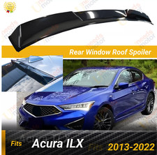 For Acura ILX 2013-2022 V Style Gloss Black Rear Roof Window Visor Spoiler picture