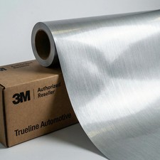 Brushed Aluminum - 3M 2080 BR120  Vinyl Wrap Film All Sizes Dual Cast picture