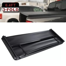 6.4FT/6.5FT 3 Tri-Fold Soft Truck Bed Tonneau Cover For 02-24 Ram 1500 2500 3500 picture