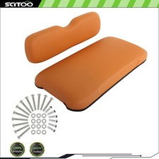 New Orange Golf Cart Front Seat Cushion Set Fits EZGO GOLF CART TXT picture