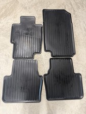 04-08 Acura TL OEM All Weather Season Rubber Floor Mats Mat Black picture
