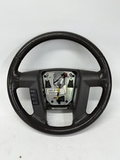 Ford 09-14 F-150 Leather Steering Wheel Brown Leather Dusk Gray Cruise Only F150 picture