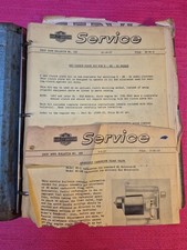 Vintage Harley-Davidson Factory Service Bulletins Binder 1940s–1950s Original picture