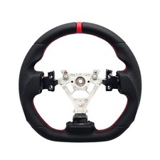 REVESOL 3D Red Ring Leather Steering Wheel for 2002-2009 NISSAN 350Z FIARLADY Z picture