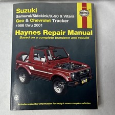 Suzuki Samurai Geo Chevy Tracker 1986 Through 2021 Haynes Repair Manual picture