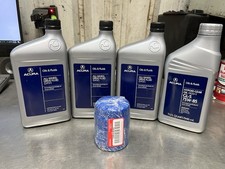 3 Qts Acura dpsf fluid  1 Qt HYPOID OIL HGO-1 GL-5 75W-85.  1 Honda  oil filter  picture