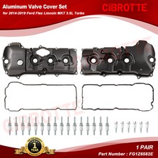 Left&Right Valve Cover w/ Gasket for 2014-2019 Ford Flex Lincoln MKT 3.5L Turbo picture
