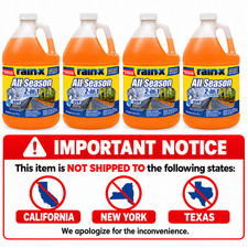 Rain-X 2-in-1 All-Season Windshield Washer Fluid, 1 Gal 4 Pack picture