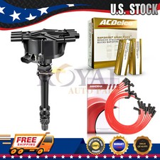 GM02 Distributor & ACDelco Spark Plugs & Wires for 96-05 Chevy GMC Truck 4.3L picture