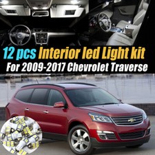 12Pc Super White Car Interior LED Light Bulb Kit for 2009-2017 Chevy Traverse picture