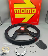MOMO MonteCarlo  14'350mm Real Leather Thickened Spoke Sport Steering Wheel new picture