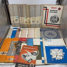 Large Lot 1956-69 Ford Autolite Holley Service Training Manuals Carburetor picture