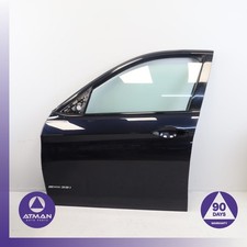 15-19 BMW F16 X6 Front Left Side Door Shell Panel Black 41517386741 OEM picture