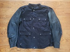 Indian Motorcycle Black Thunderstroke Jacket Size XL Leather Sleeves  picture
