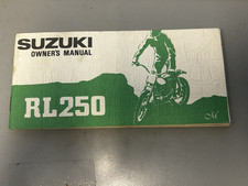 1974 Suzuki RL250 Exacta Trials OEM Owner's Manual 99011-38600 #2 WM12A picture