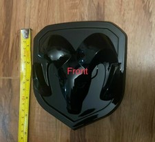 Black Ram Front Grill Emblem Badge Mopar For 2013-2017 Dodge Ram 1500 2500 3500 picture