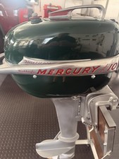 1951 Mercury Super 10 Hurricane Outboard - Beautiful Cosmetic Resto  Non-Running picture