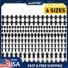 190 PCS Bumper Fender Moulding Side Garnish Grille Clip Retainer ABS Various picture