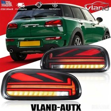 For 2015-2024 Mini Cooper Clubman F54 Smoked Lens LED Tail Lights W/Animation X2 picture