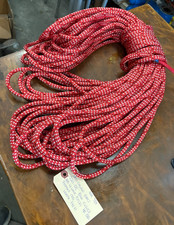 NEW ENGLAND ROPES #2521-08 8MM ENDURA RED W/ WHITE FLECKS LENGTH 140' picture