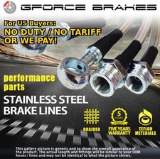 Stainless Steel Brake Lines for 1983-1989 BMW 633CSi E24 - Canada/USA Market picture