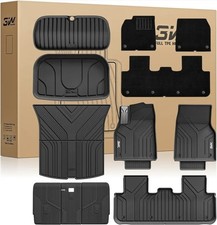 3W Floor Mats & Carpets For 2025-2026 Tesla Model Y Juniper With Mental Pedal picture
