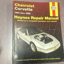 Chevrolet Corvette 1984 Thru 1996 Haynes Repair Manual picture