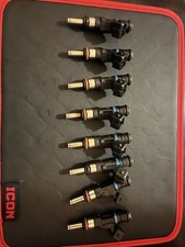 08-13 BMW E90 E92 M3 S65 FUEL INJECTORS SET OF 8 OEM *76K MILES* 7838440 picture