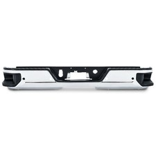 Chrome Rear Bumper Assembly For 2020-2026 Sierra Silverado 2500 W/ Sensor Hole picture