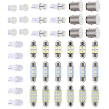 42PCS 6000K LED INTERIOR LIGHTS BULBS KIT CAR TRUNK DOME LICENSE PLATE LAMPS US picture