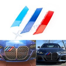 M-Sport Center Mesh Grille Insert Stripe Trim For BMW 4 Series 420i 430i 2021-up picture