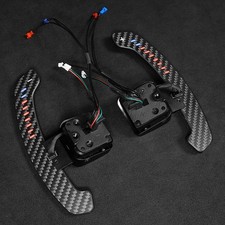 LED Carbon Magnetic Paddle Shifters with App Control For BMW Mercedes Audi picture
