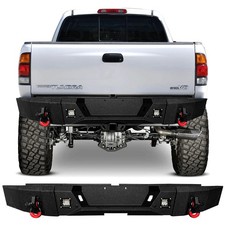 Vijay For 2000-2006 Toyota Tundra New Steel Rear Bumper With LED Lights&D-Rings picture