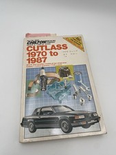 Chilton's Cutlass Sedan 1970-1987 Vintage Automobile Service Repair Manual picture