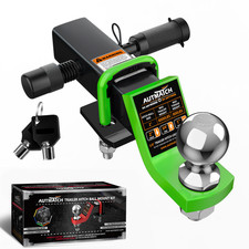 AUTMATCH Trailer Hitch Ball Mount & 2