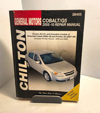 Chiltons-General Motors.Cobalt/G5 2005-2010 Repair Manual,#28405. Pre-Owned.. picture