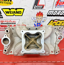 EDELBROCK 2970 SUPER VICTOR 4500 23 DEGREE INTAKE MANIFOLD SMALL-BLOCK CHEVY V8 picture