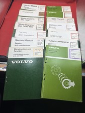 Lot 14 Vintage Volvo Green Book Factory Service Manuals 240 260 740 760 (3GB) picture