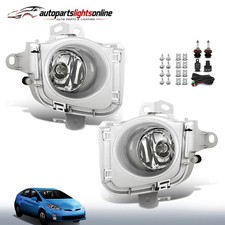 Fit For 10-11 Toyota Prius Fog Lights Front Bumper Lamps with Bulbs+Wiring Pair picture