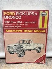 Haynes Ford Pick-Ups Bronco Automotive Repair Manual ~ 1980 Thru 1994: 880 picture