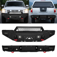 Vijay For 2004-2015 Nissan Titan Steel Front or Rear Bumper W/Winch Plate&Lights picture