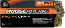 Moose 520 RXP Pro-MX Chain Gold 120 Links M574-00-120 Dirt Bike picture