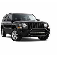 Black Horse Max Beacon Bull Bar No skid plate Black fit 2008-2017 Jeep Patriot picture