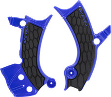 Acerbis X-Grip Frame Guard Blue/Black Pair 2985901034 picture
